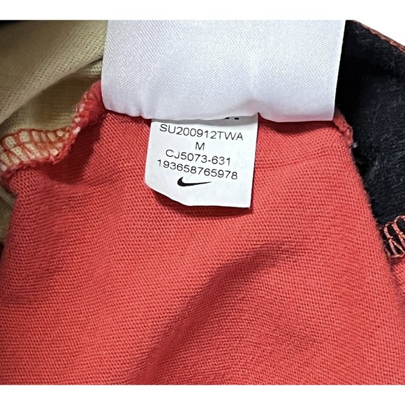 Nike Unusual By‎ Design Patchwork Short Sleeve Loose Fit Shirt Medium CJ5073-631 - Picture 8 of 10